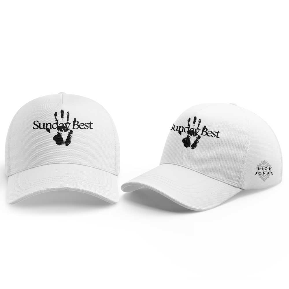Nick Jonas Sunday Best 2026 Signature White Hoodie