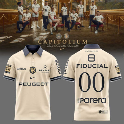 Stade Toulousain Rugby Maillot Homme Capitolium 2026 Polo Custom Number