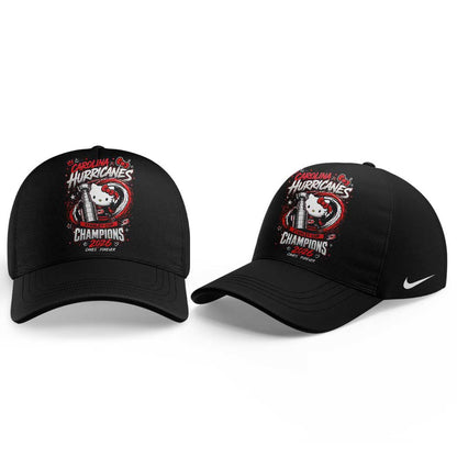 Carolina Hurricanes x Hello Kitty 2026 Stanley Cup Champions Hoodie