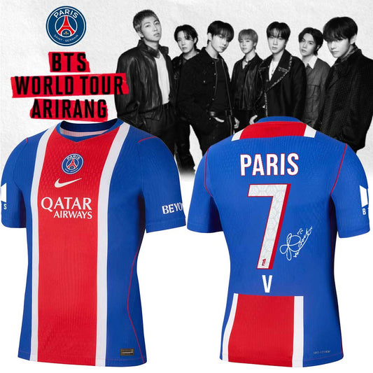 BTS V WORLD TOUR “ARIRANG” x PSG Signature Limited Jersey