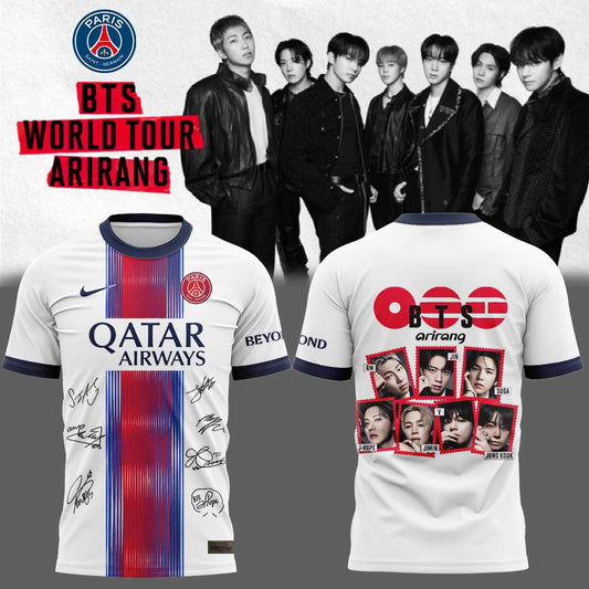 BTS WORLD TOUR “ARIRANG” x PSG Signature Limited Shirt