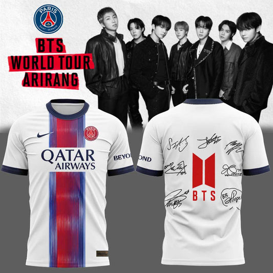 BTS WORLD TOUR “ARIRANG” x PSG Signature Limited Shirt