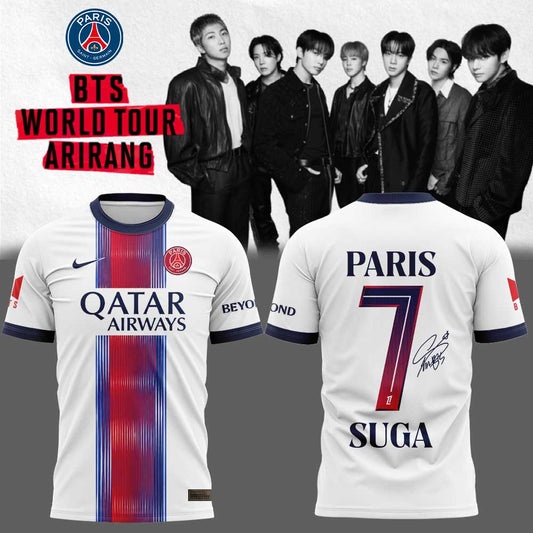 BTS Jungkook WORLD TOUR “ARIRANG” x PSG Signature Limited Shirt