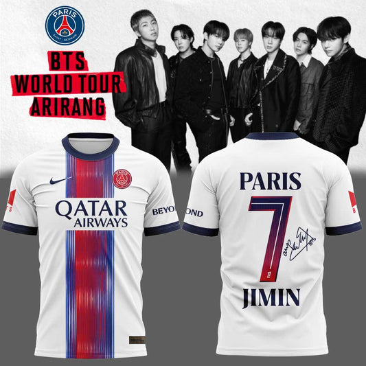 BTS Jimin WORLD TOUR “ARIRANG” x PSG Signature Limited Shirt