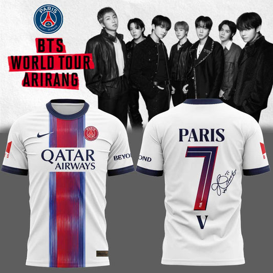 BTS V WORLD TOUR “ARIRANG” x PSG Signature Limited Shirt