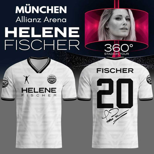 Helene Fischer 360° Stadion Tour in Allianz Arena-FC Bayern Munich Signature Limited Jersey White