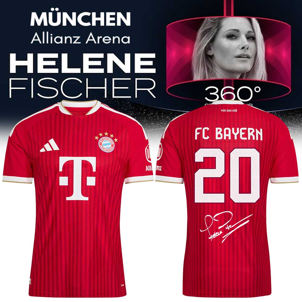 Helene Fischer 360° Stadion Tour in Allianz Arena-FC Bayern Munich Signature Limited Jersey