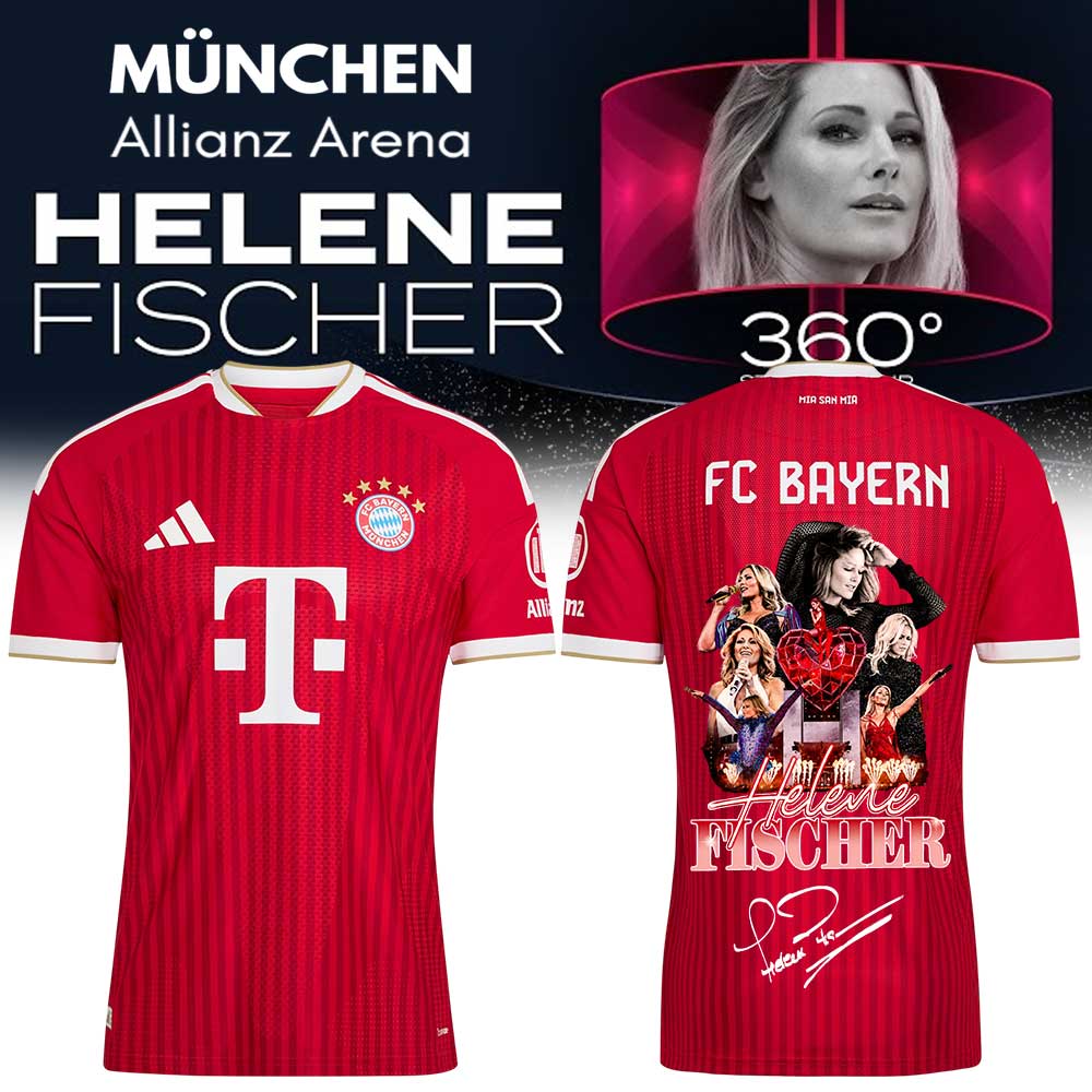 Helene Fischer 360° Stadion Tour in Allianz Arena-FC Bayern Munich Signature Limited Jersey