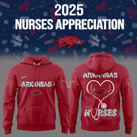 Arkansas x Nurses Appreciation 2025 Combo Hoodie