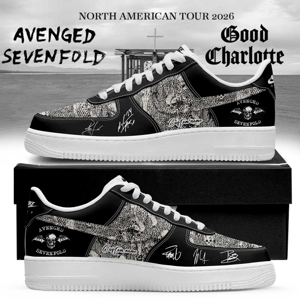 Avenged Sevenfold North American Tour 2026 Signature Custom Name Shoes