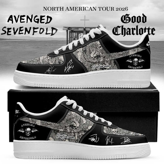 Avenged Sevenfold North American Tour 2026 Signature Custom Name Shoes