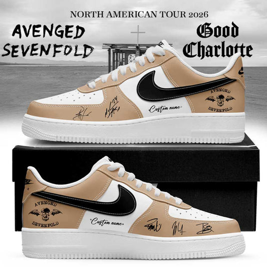 Avenged Sevenfold North American Tour 2026 Signature Custom Name Shoes