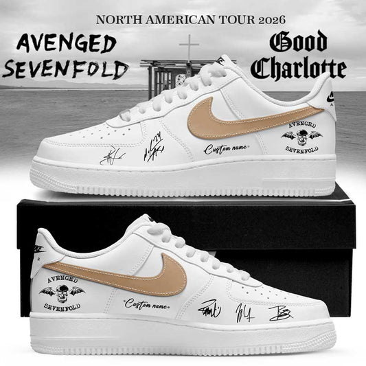 Avenged Sevenfold North American Tour 2026 Signature Custom Name Shoes