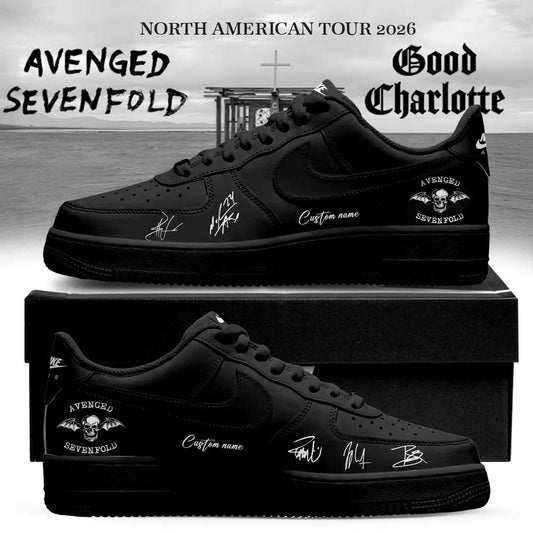 Avenged Sevenfold North American Tour 2026 Signature Custom Name Shoes