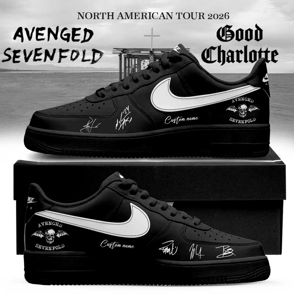 Avenged Sevenfold North American Tour 2026 Signature Custom Name Shoes