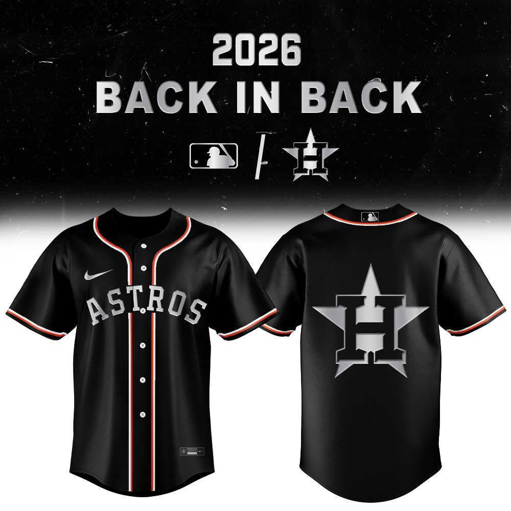 Houston Astros 2026 Back in Black Limited Jersey