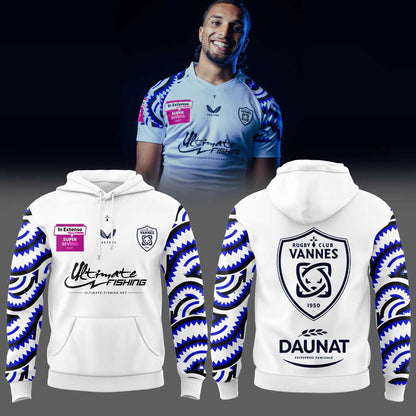 Rugby Club Vannes 𝐒𝐮𝐩𝐞𝐫 𝐒𝐞𝐢𝐳 𝐒𝐞𝐢𝐳 𝐁𝐫𝐞𝐮𝐫 Hoodie