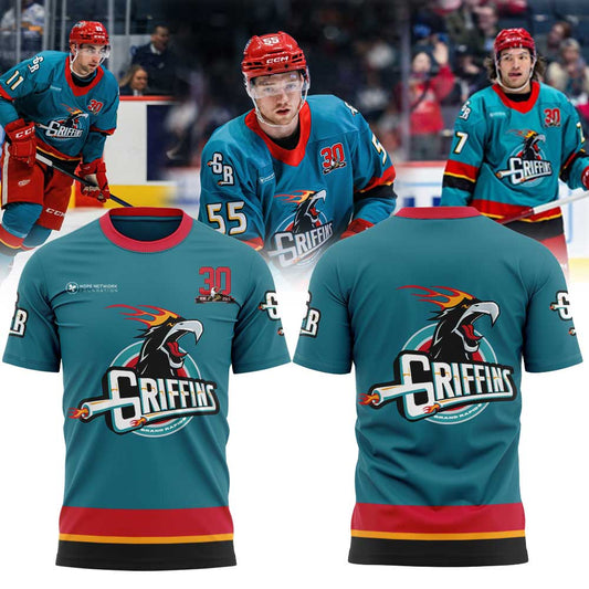 Grand Rapids Griffins Hat tricks and Hoops Night Shirt