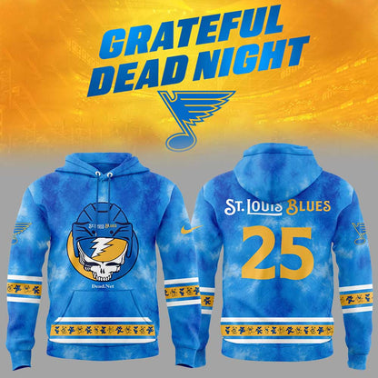 Limited Edition St. Blues Grateful Dead Night 2025 Hoodie