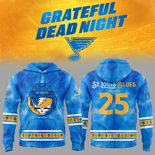 Limited Edition St. Blues Grateful Dead Night 2025 Hoodie