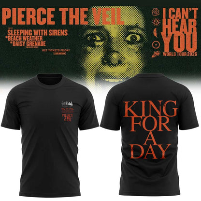Pierce the Veil I Can’t Hear You World Tour 2026 Limited Edition Shirt