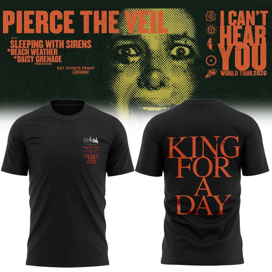 Pierce the Veil I Can’t Hear You World Tour 2026 Limited Edition Shirt