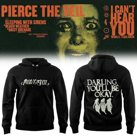 Pierce the Veil I Can’t Hear You World Tour 2026 Limited Edition Hoodie