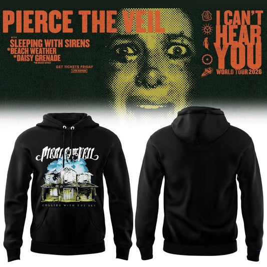 Pierce the Veil I Can’t Hear You World Tour 2026 Limited Edition Hoodie