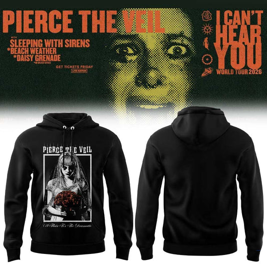 Pierce the Veil I Can’t Hear You World Tour 2026 Limited Edition Hoodie