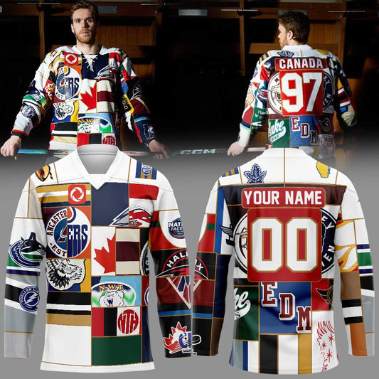 Rogers and McDavid unveil The Great Canadian Hockey Jersey Custom Name, Number