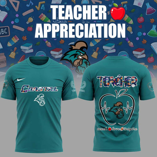 Coastal Carolina Teachers Appreciation 2025 Combo Shirt