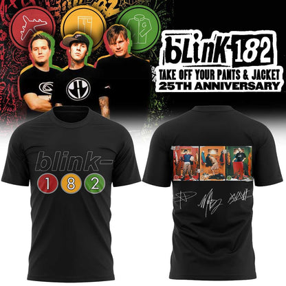 Blink-182 Day Pop-Up 25th album Take Off Your Pants and Jacket Limited Shirt