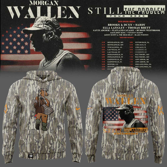 Morgan Wallen Still The Problem Tour 2026 Combo Hoodie Camo V2