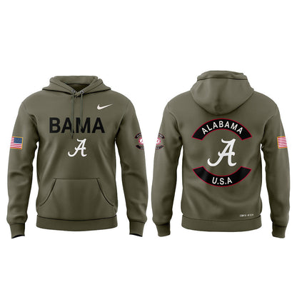 Alabama Military Appreciation 2025 Combo Hoodie