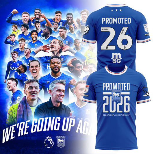 Ipswich Town Promoted 2026 EFL Championship Shirt V3