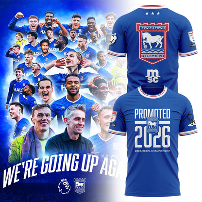 Ipswich Town Promoted 2026 EFL Championship Shirt V4