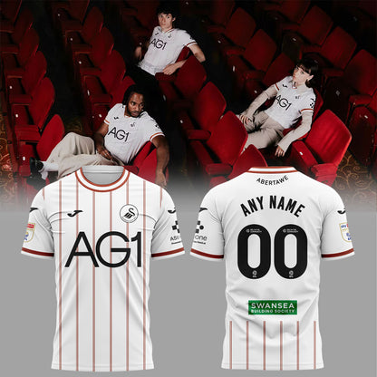 Swansea City AFC – First kit unveiled. Our new home kit. Shirt Custom Name, Number