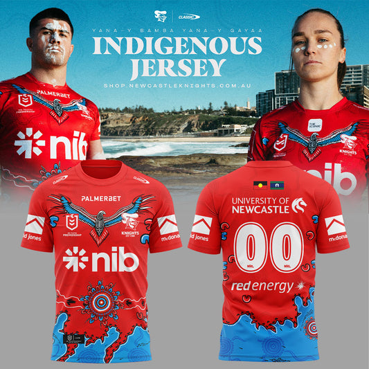 Newcastle Knights Indigenous 2026 Shirt Custom Number