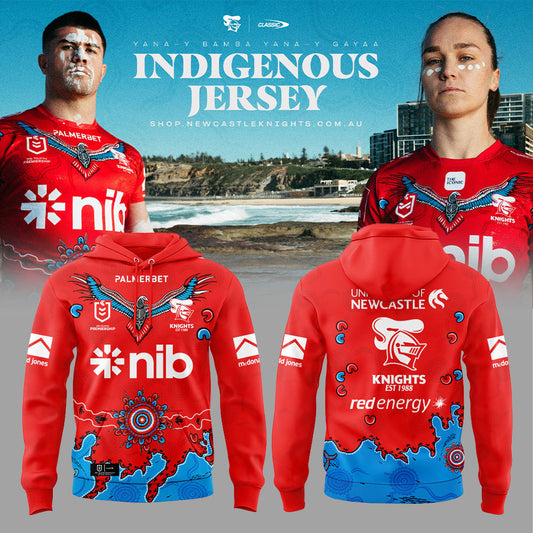 Newcastle Knights Mens 2026 Indigenous Hoodie