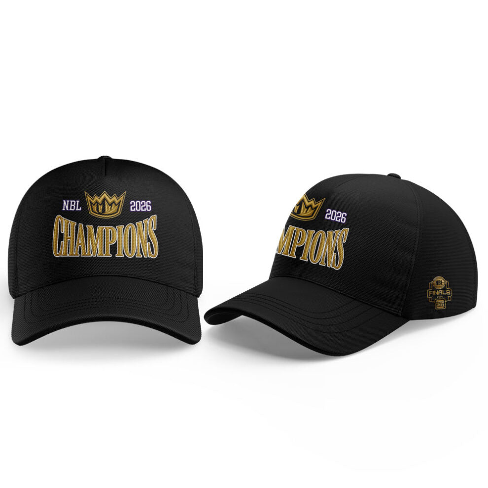 Sydney Kings 2026 NBL Championship Shirt Black