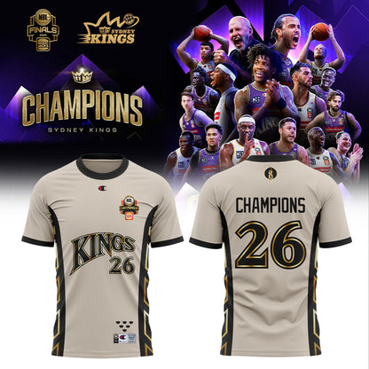 Sydney Kings 2026 NBL Championship Shirt
