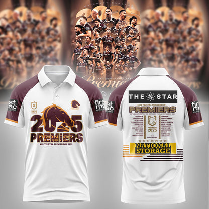 B.Broncos Finals 2025 Champions Combo Polo