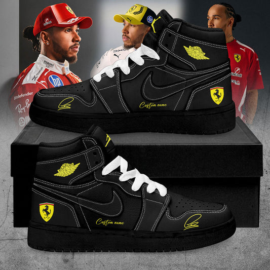 Hamilton Scuderia Ferrari Limited Edition Signature Custom Name Shoes