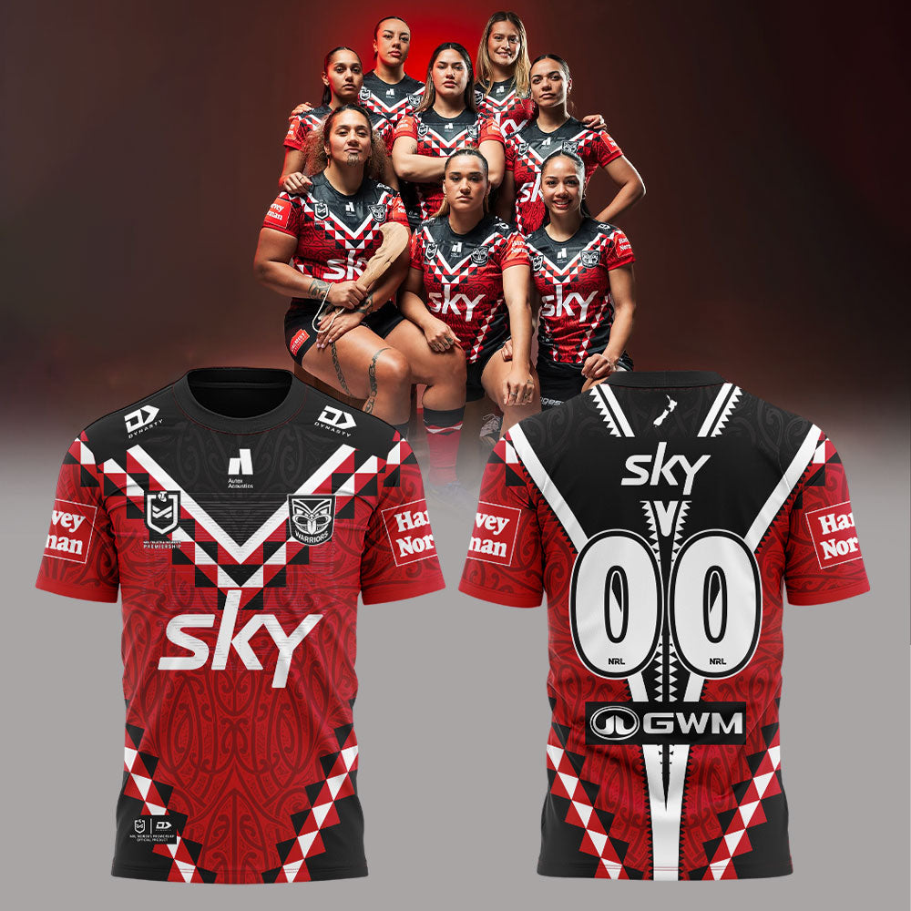 New Zealand Warriors Tangata whenua 2026 Shirt Custom Number