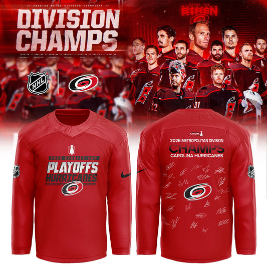 C Hurricanes 2026 Metropolitan Division Champions Hockey Jersey