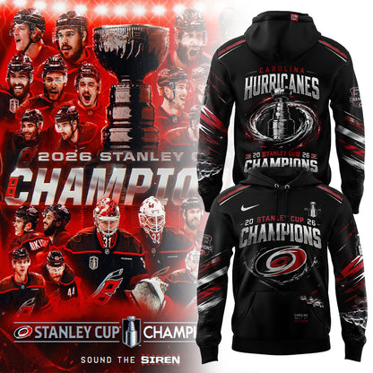 C Hurricanes 2026 Stanley Cup Champions Hoodie