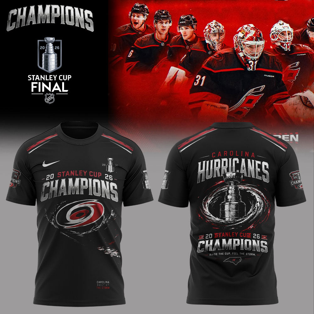 Carolina Hurricanes 2026 Stanley Cup Champions T-Shirt