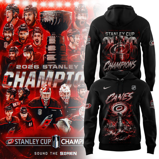 C Hurricanes 2026 Stanley Cup Champions Hoodie V2