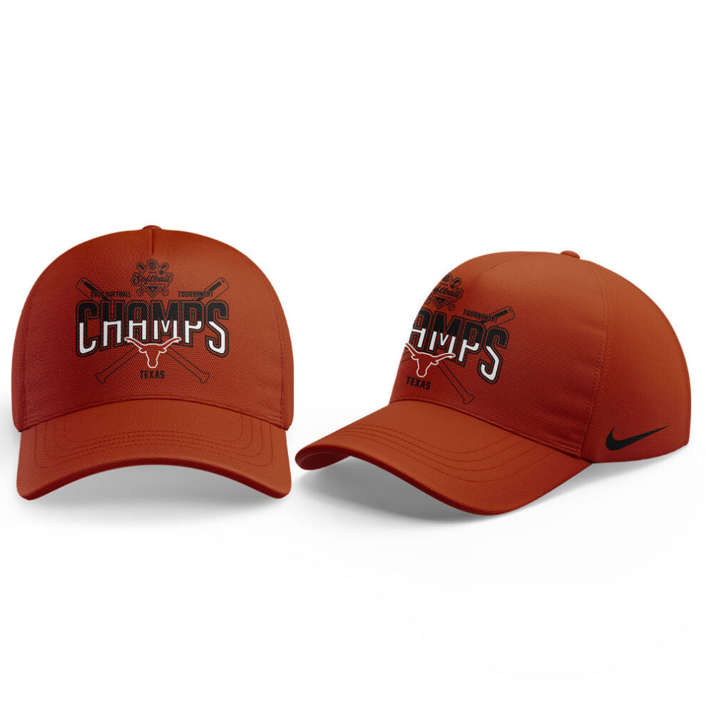 Texas Longhorns 2026 SEC Softball Tournament Champions Locker Room Hoodie Orange V2