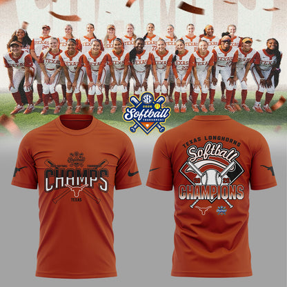 Texas Longhorns 2026 SEC Softball Tournament Champions Locker Room Shirt Orange